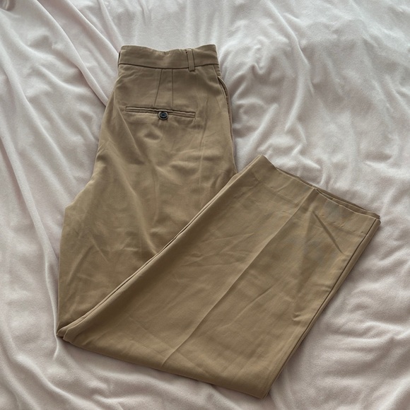 Dynamite Pants - Dynamite Women's Camel Straight-Leg Trousers